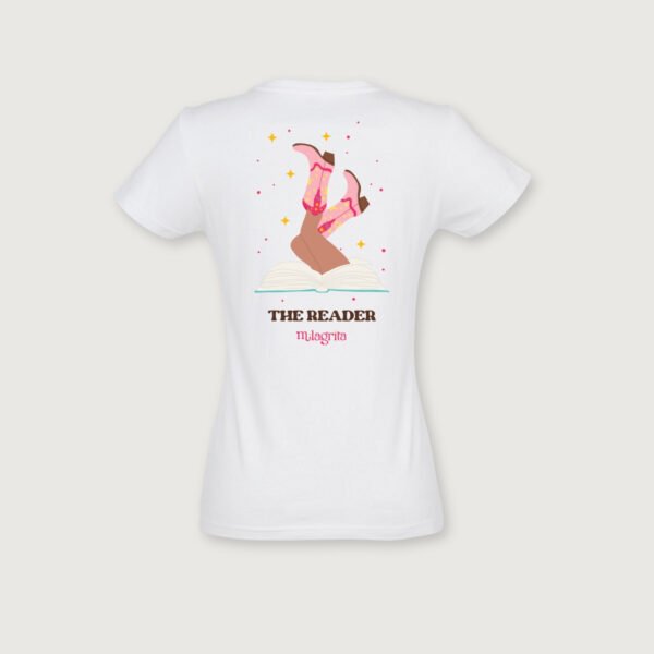 milagrita-white-t-shirt-reader-cowgirl-back