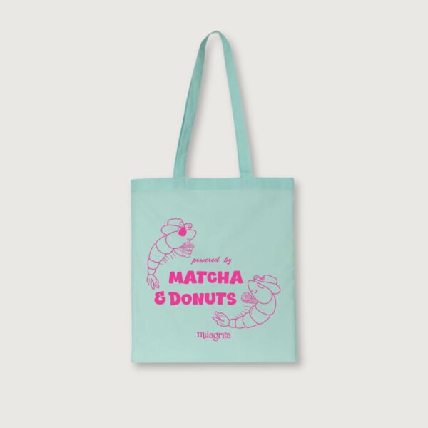 milagrita-shrimp-matcha-donut-tote-bag-mint