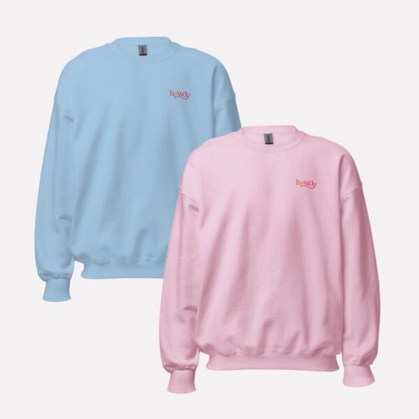 Howdy Pink Embroidery - Crewneck sweatshirt